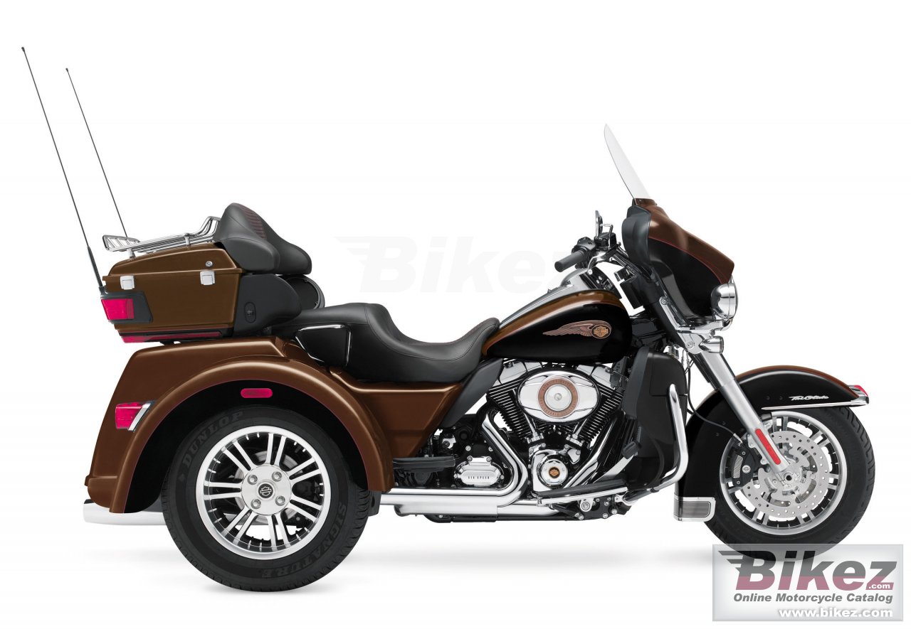Big Harley-Davidson tri glide ultra classic 110th anniversary picture and wallpaper from Bikez.com